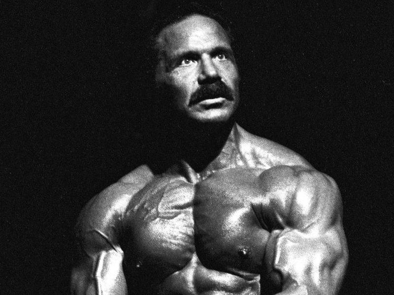 Bodybuilder Looking Stunned HD, black and white portrait, muscular man, SD Desktop Wallpaper