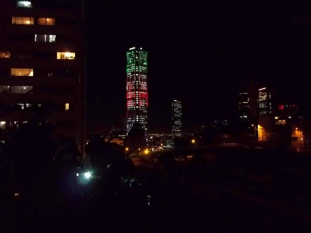 Bogota, dark night, skyscraper, SD Desktop Wallpaper