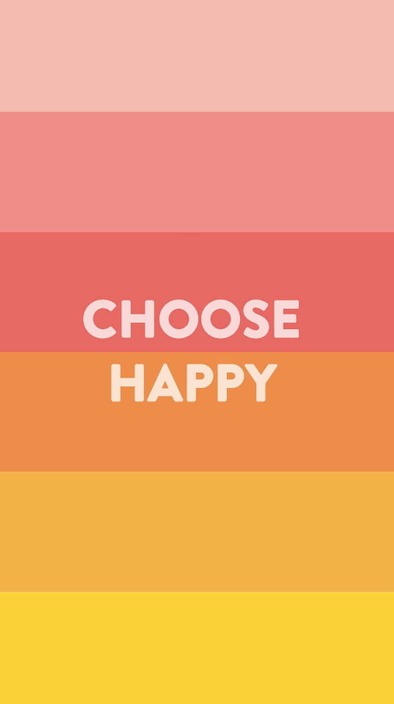 Happy iPhone, gradient stripes, warm tones, HD Phone Wallpaper