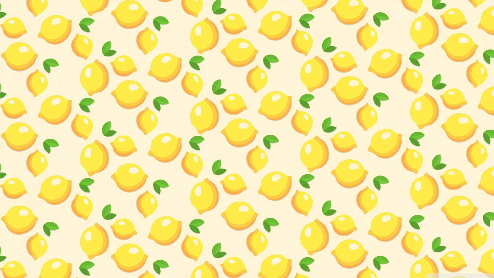 Boho Laptop, yellow lemons, green leaves, Full HD Desktop Wallpaper