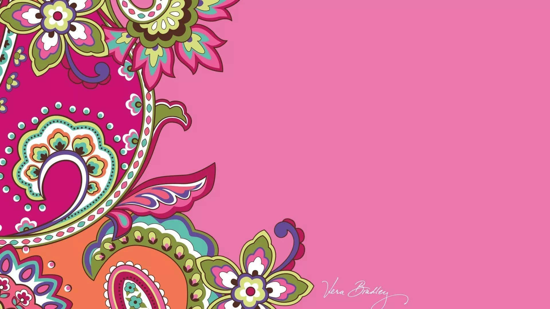 Boho Laptop, pink, paisley, Full HD Desktop Wallpaper