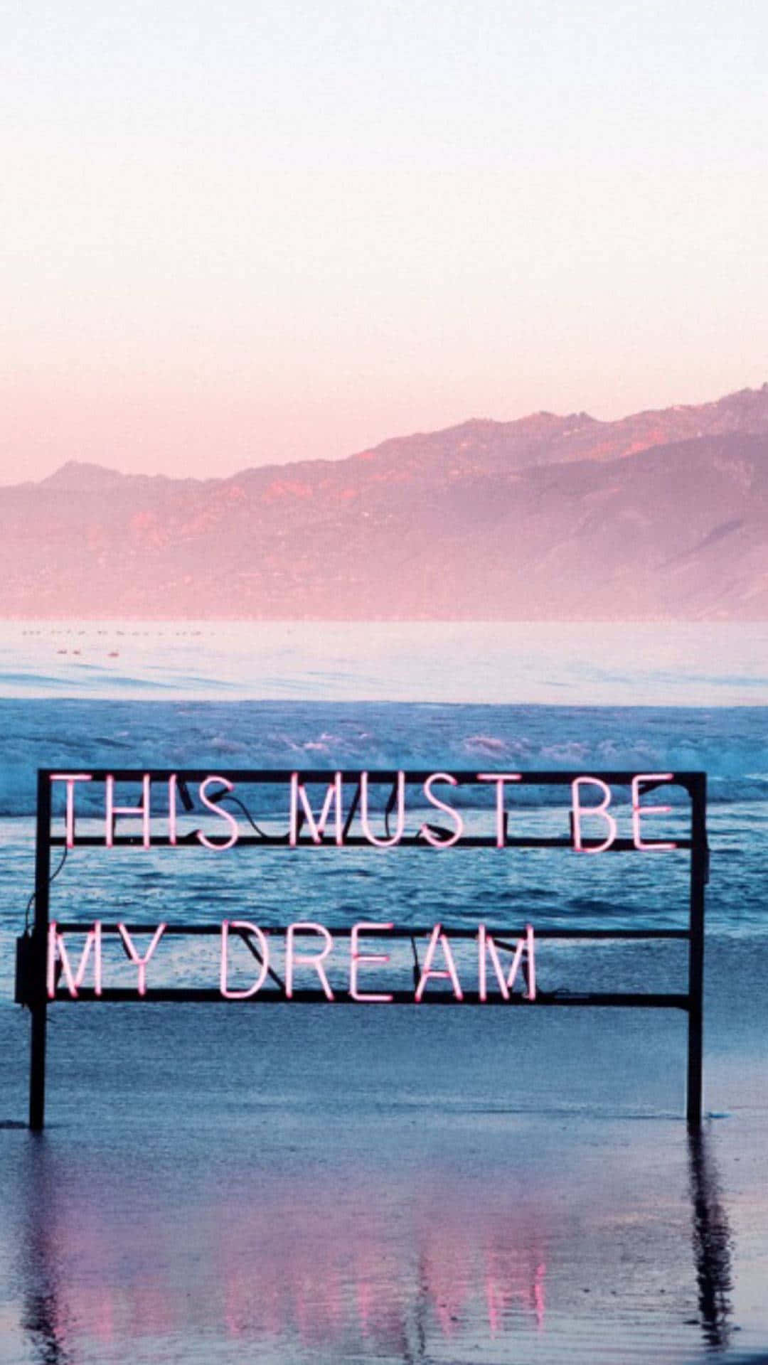 Boho Mac, pink neon sign, THIS MUST BE MY DREAM, Full HD Phone Wallpaper