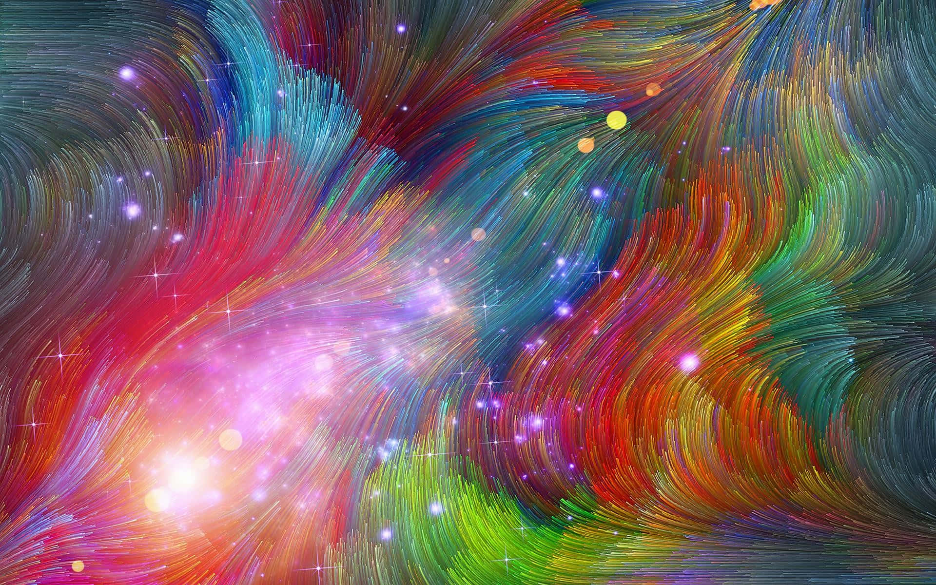 Boho Mac, galaxy, rainbow colors, Full HD Desktop Wallpaper