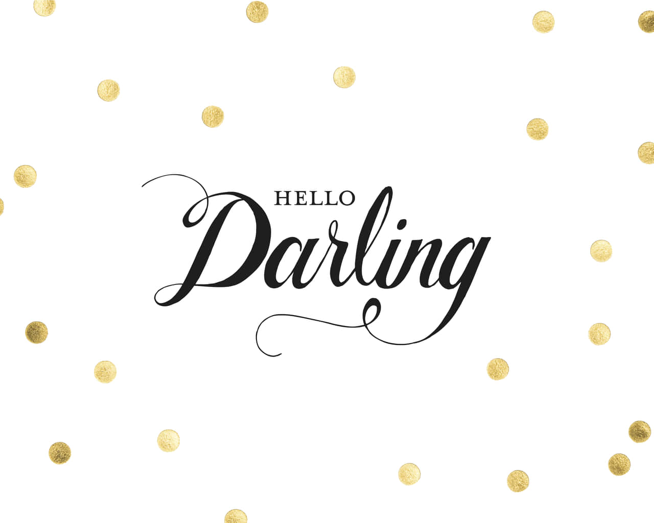 Cute Mac, black script, gold glitter, HD Desktop Wallpaper