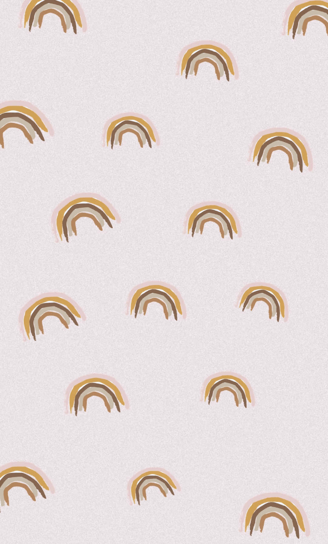 Boho Pastel, golden rainbows, soft textured off-white background, HD Phone Wallpaper