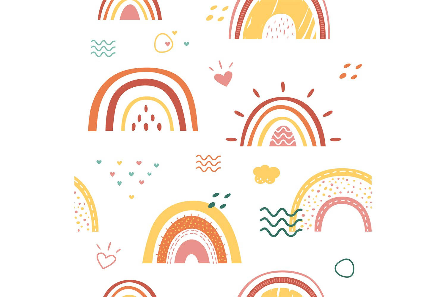 boho rainbow, rainbow colors, boho-inspired aesthetic, HD Desktop Wallpaper