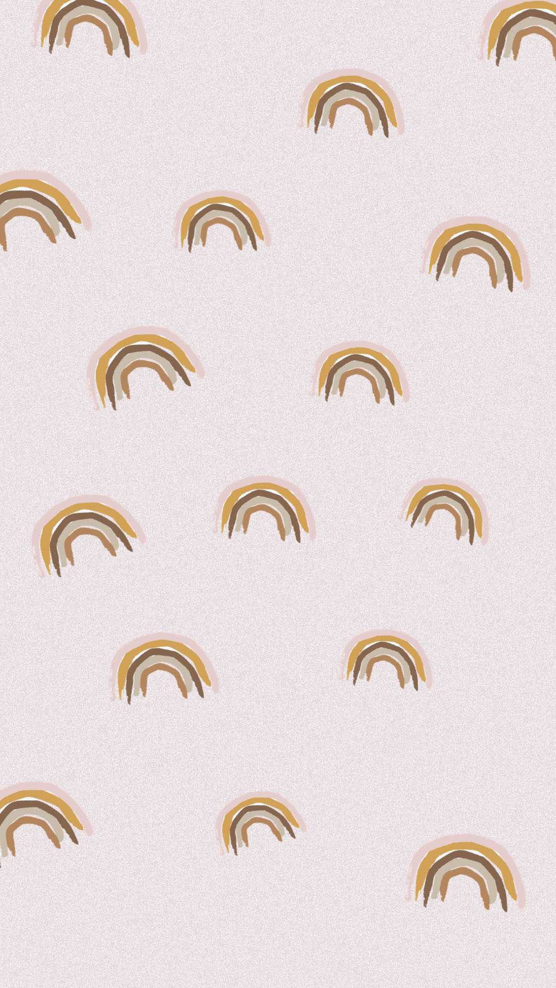 boho rainbow, golden rainbows, leafy background, Full HD Phone Wallpaper