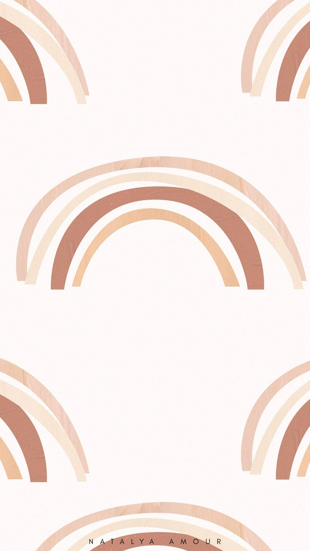 Boho Rainbow, rainbow arches, warm earth tones, Full HD Phone Wallpaper