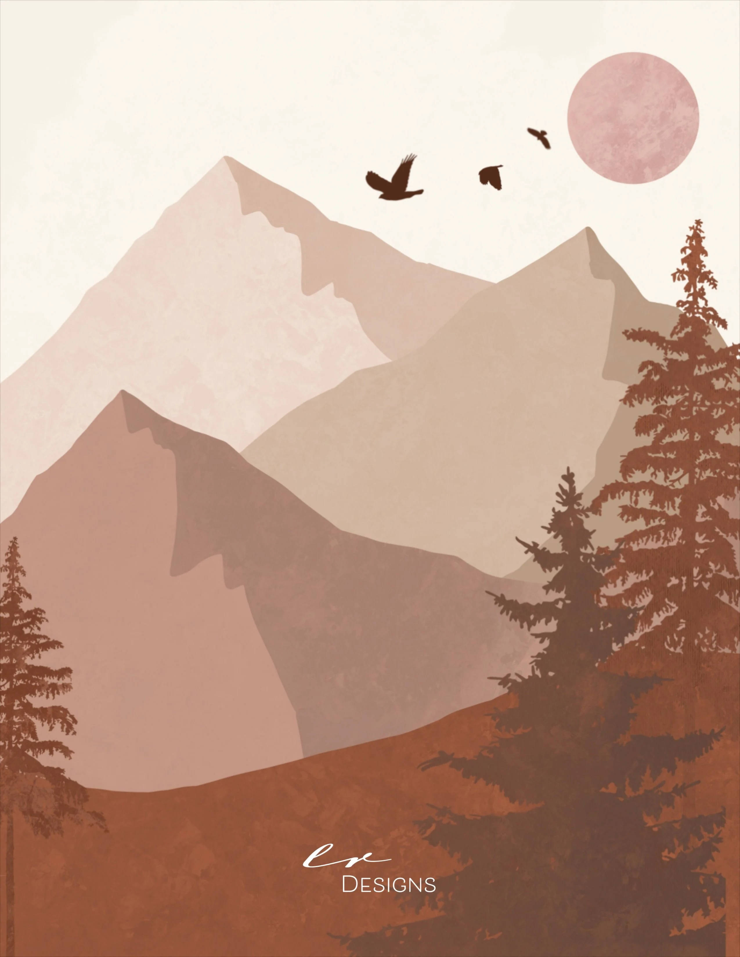 mountain region, Bohemian-inspired, iPhone wallpaper, 2K Phone Wallpaper