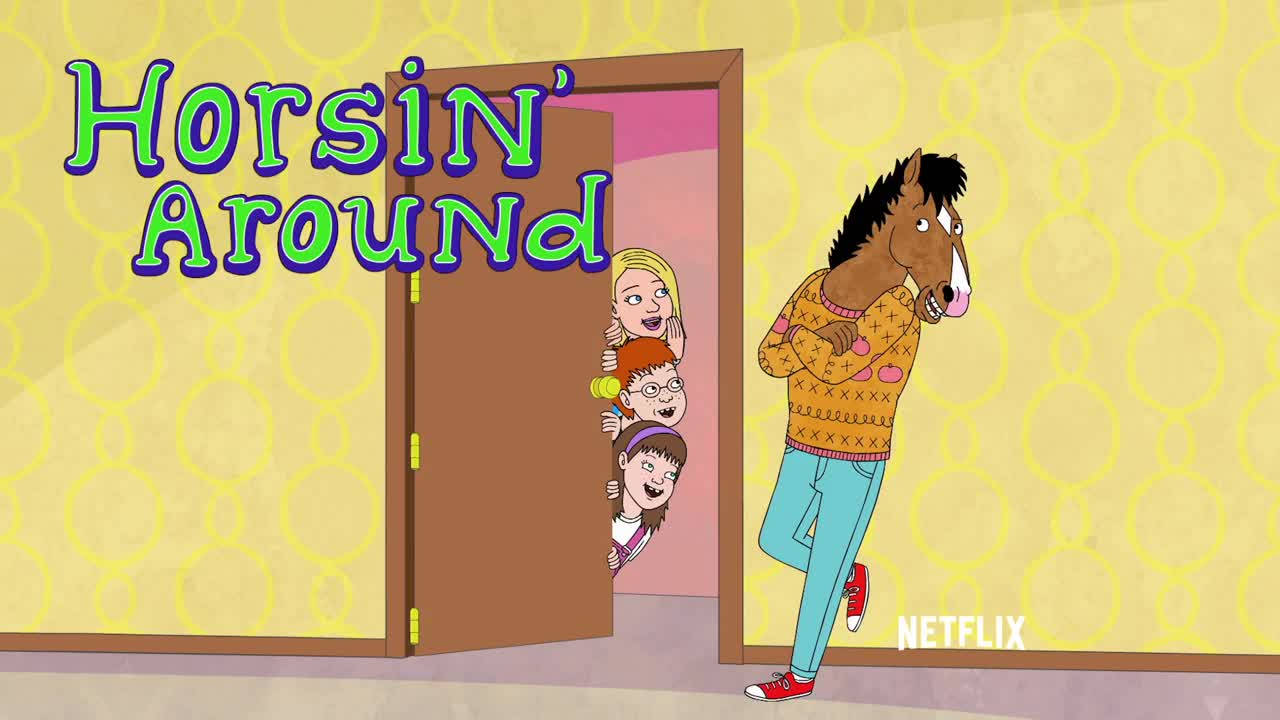 Bojack Horseman, cartoon horse, sweater, HD Desktop Wallpaper