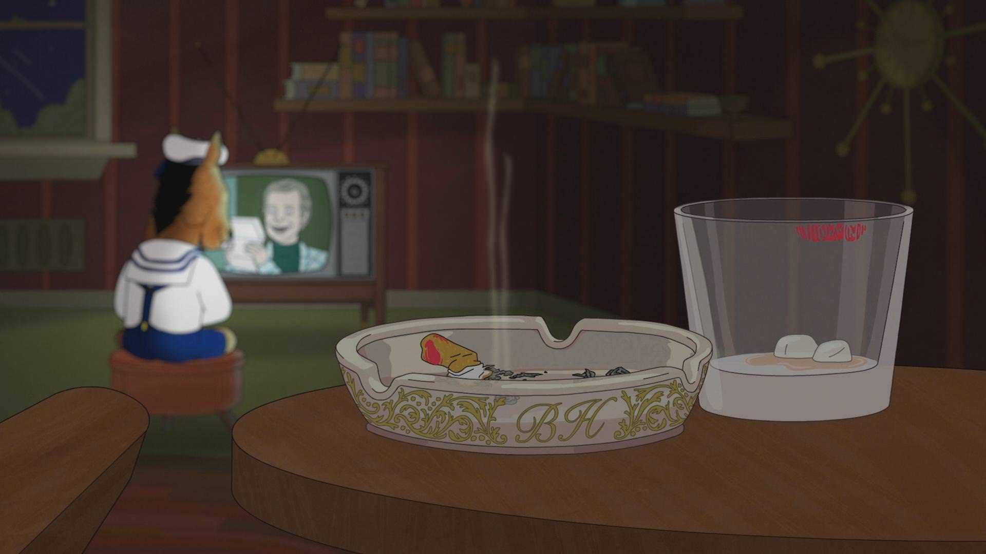 Bojack Horseman, cartoon horse, sailor outfit, Full HD Desktop Wallpaper