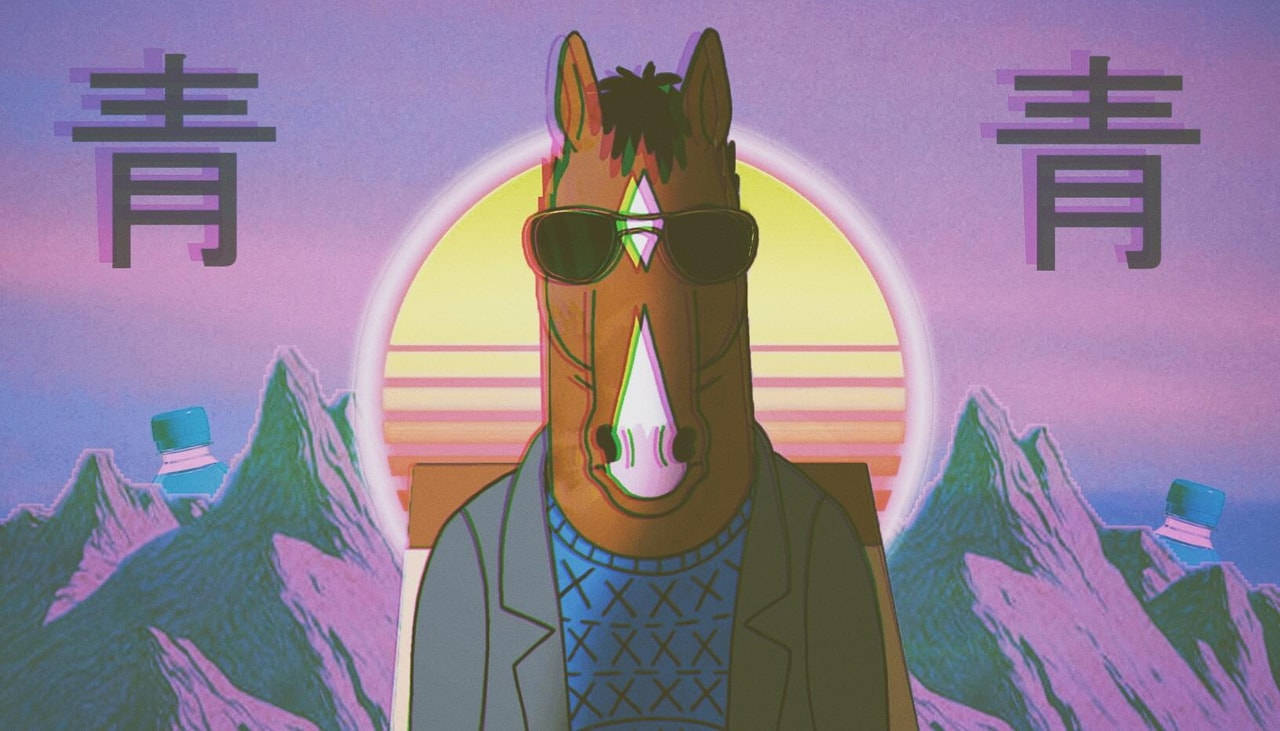 Bojack Horseman, sunglasses, jacket, HD Desktop Wallpaper