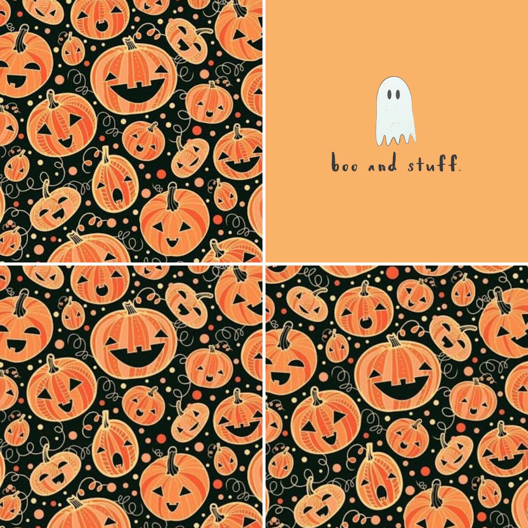 Jack-o'-lantern, Boo And Stuff, orange, Full HD Desktop Wallpaper