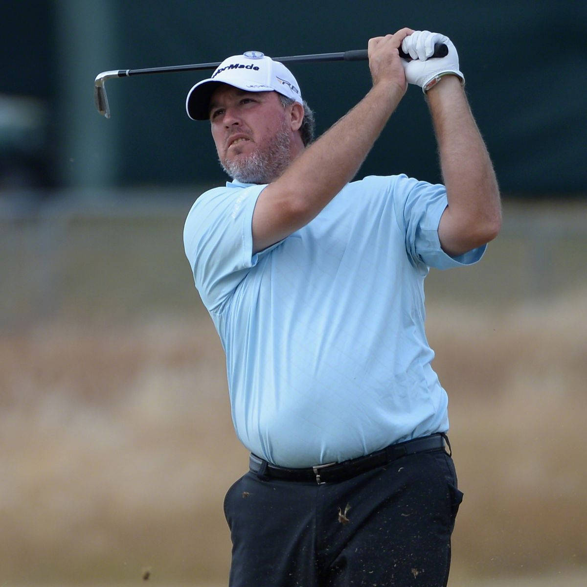 Boo Weekley, golfer, mid-swing, SD Desktop Wallpaper
