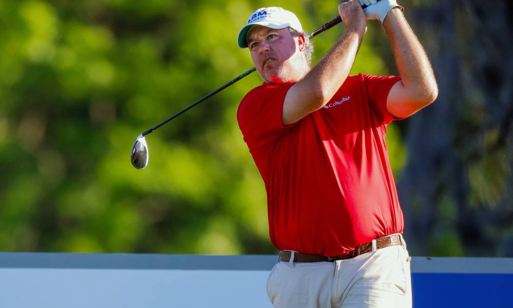 Boo Weekley, red shirt, golfer, SD Desktop Wallpaper