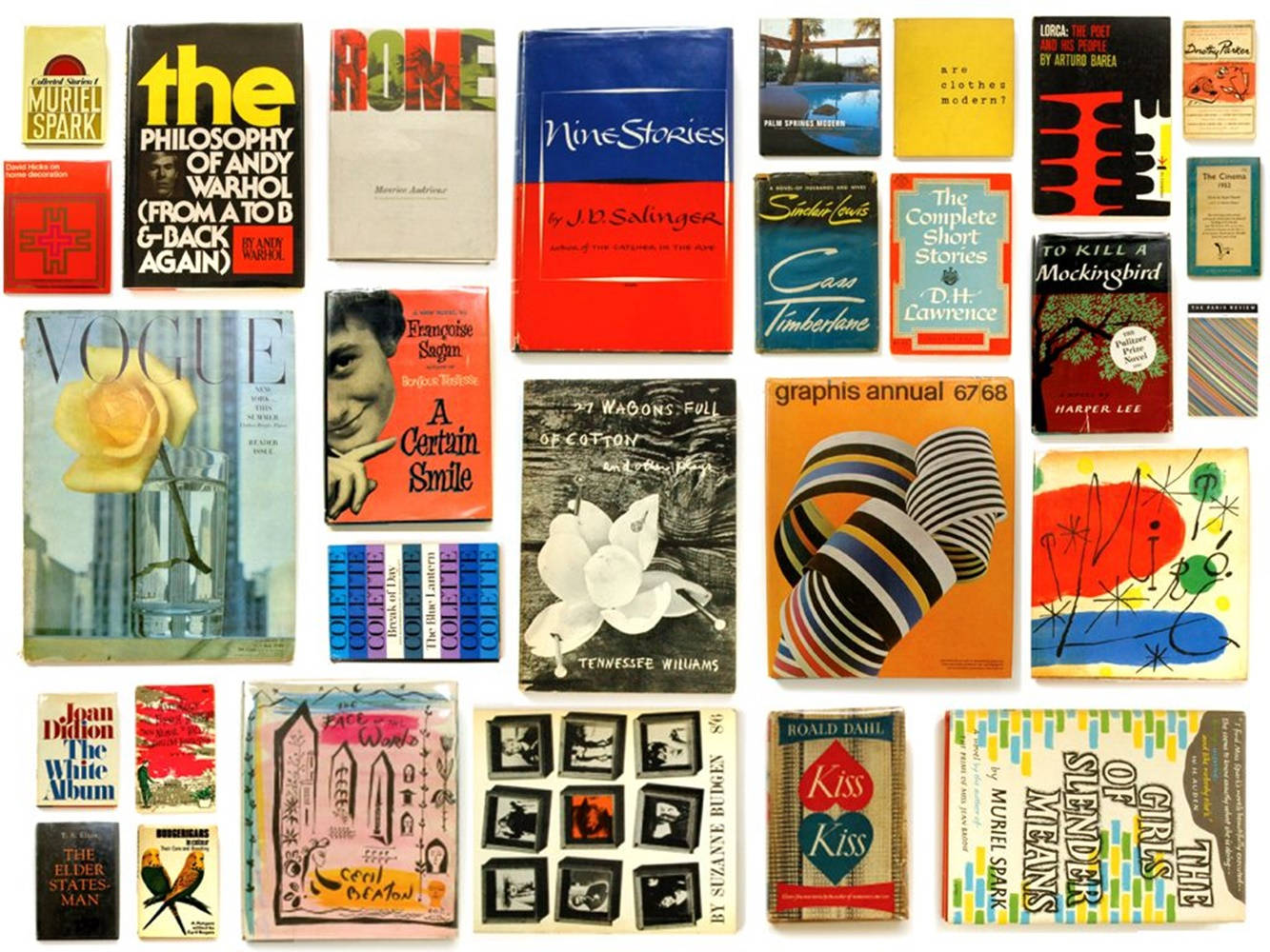vintage book and magazine covers, mid-20th century, bold typography, HD Desktop Wallpaper
