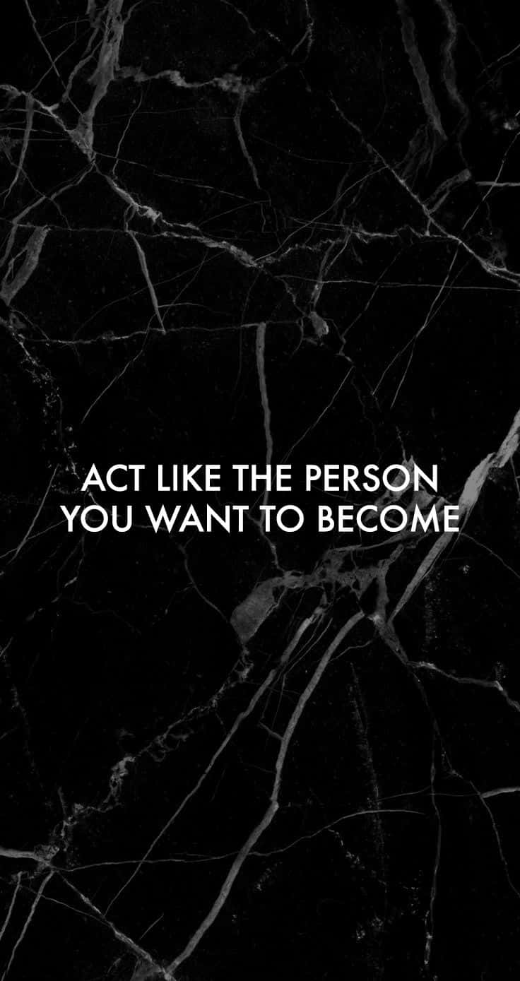 marble quotes, white text, sleek black marble background, HD Phone Wallpaper