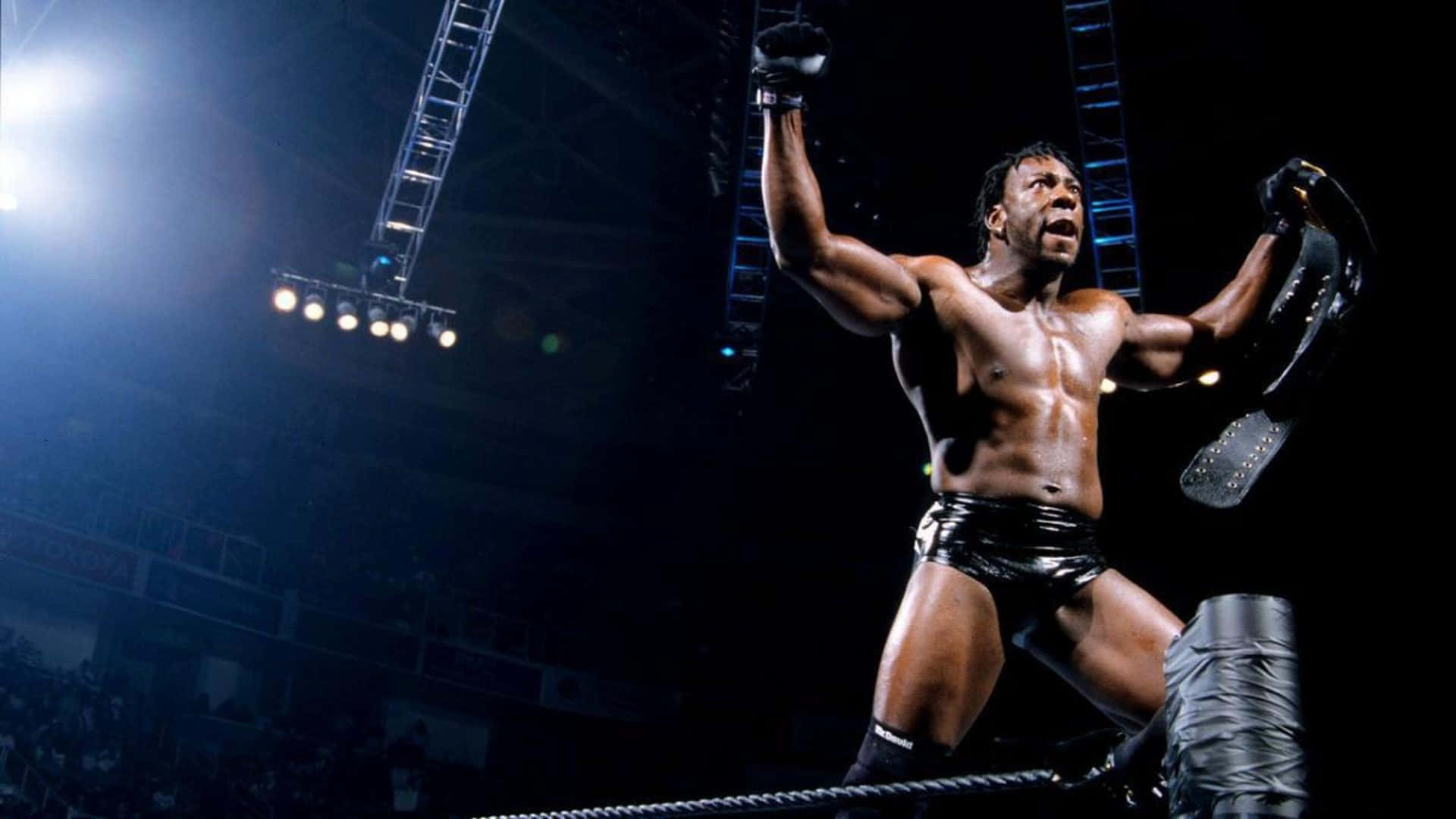 Booker T, 2002 entrance, championship belt, Full HD Desktop Wallpaper