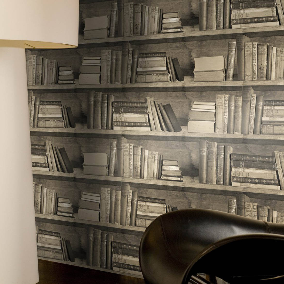 vintage sepia-toned, wooden bookshelves, old books, SD Desktop Wallpaper