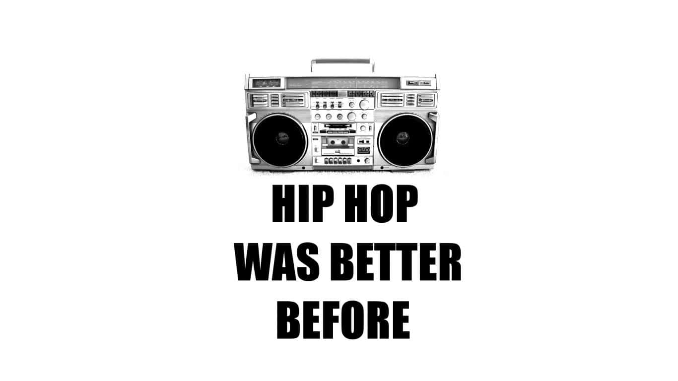 boombox, Hip Hop Was Better Before Radio, vintage, HD Desktop Wallpaper
