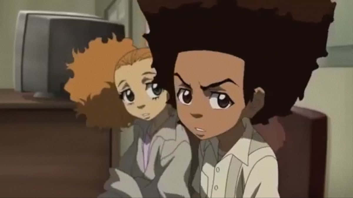 Boondocks, afro, anime kids, SD Desktop Wallpaper