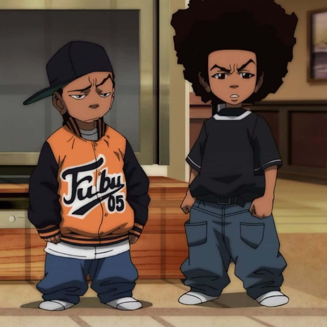 Boondocks Pfp, baggy pants, animated boys, SD Desktop Wallpaper