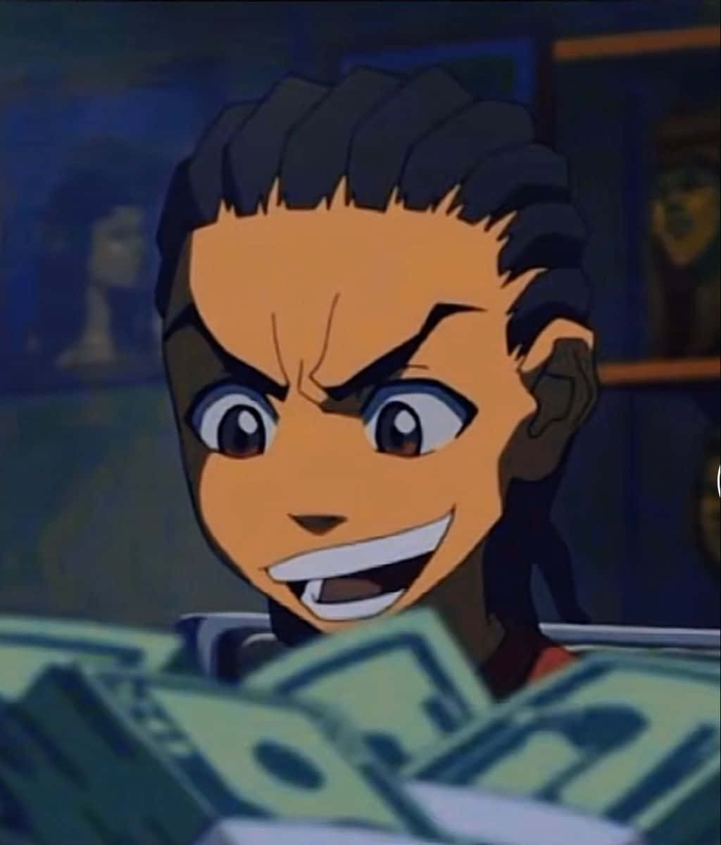 The Boondocks, anime character, braided hair, SD Phone Wallpaper