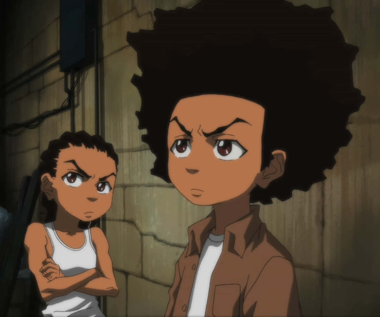 Boondocks, animated children, angry expressions, HD Desktop Wallpaper