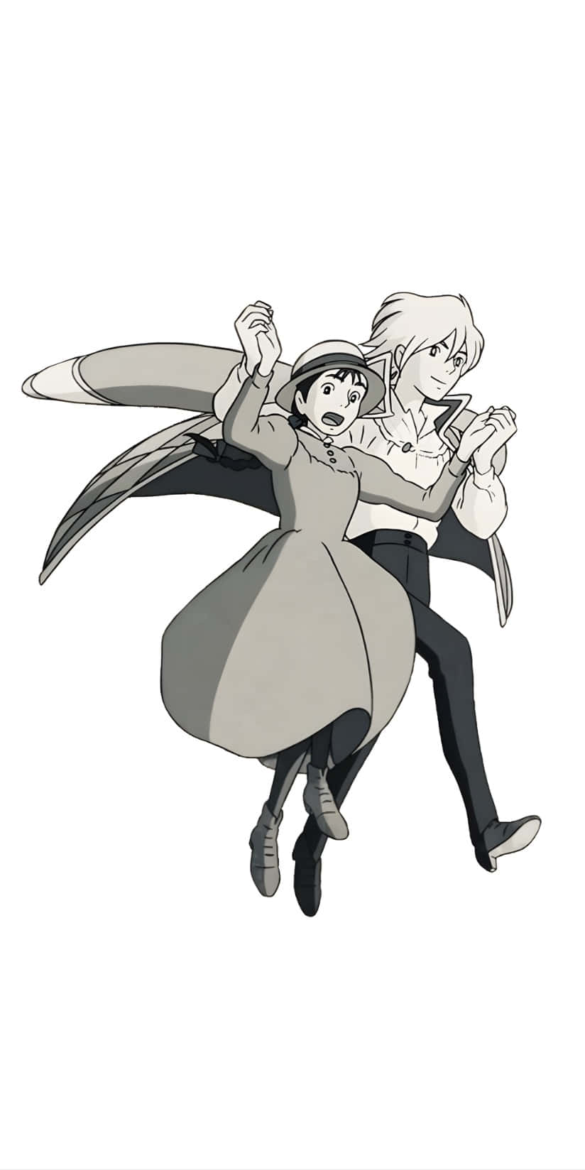 Boox Palma, anime characters, dynamic midair pose, HD Phone Wallpaper