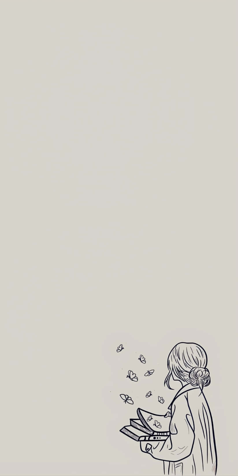 Boox Palma, minimalist line drawing, person in profile, HD Phone Wallpaper