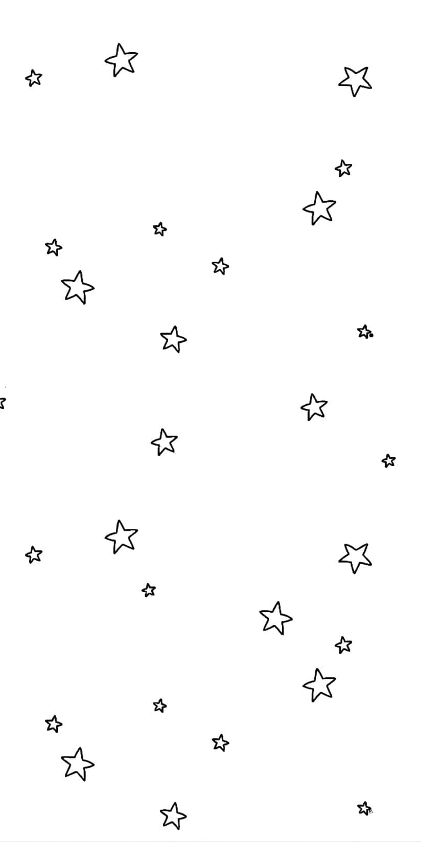 Boox Palma, starry background, black outlined stars, HD Phone Wallpaper