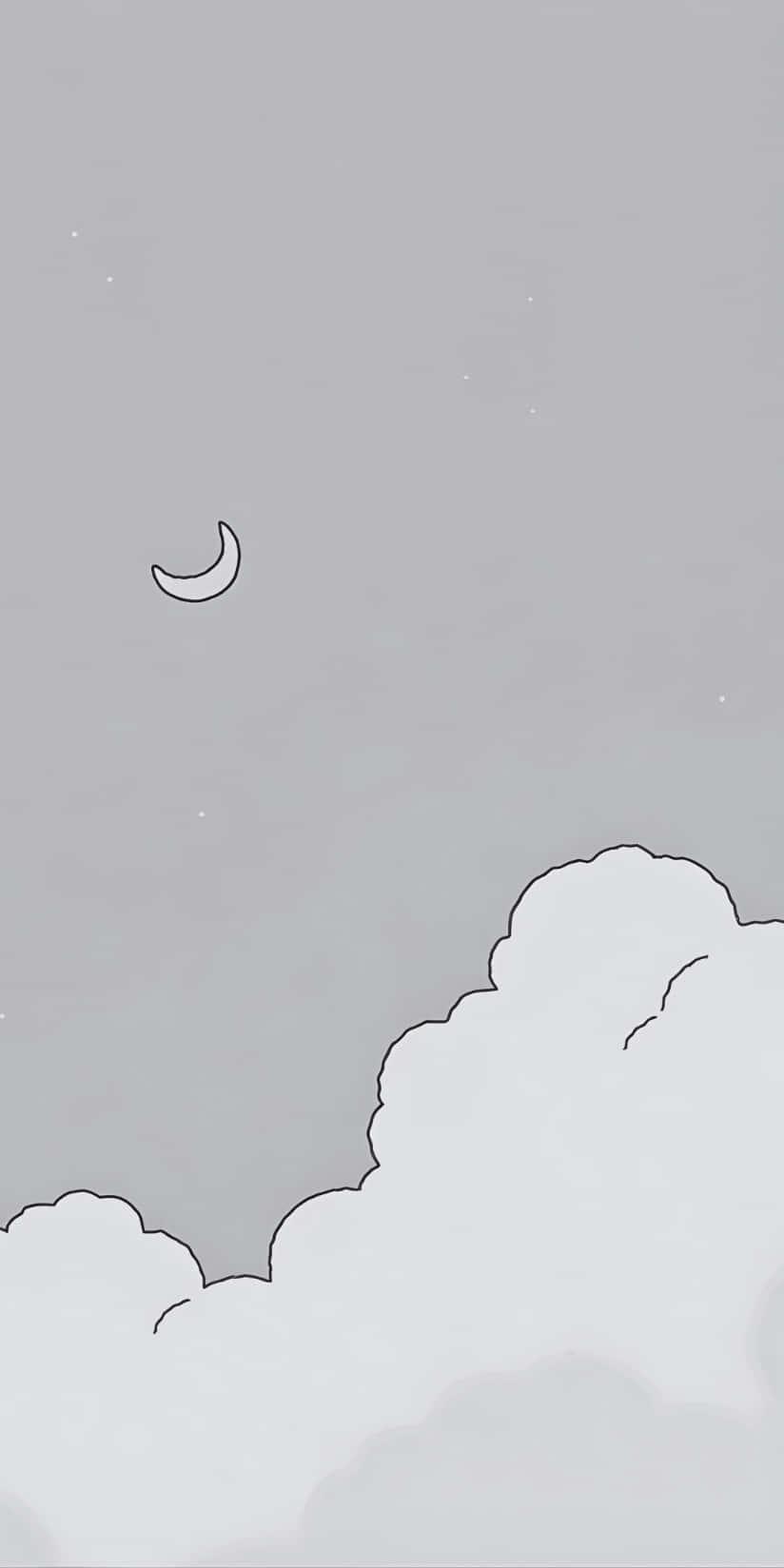 Boox Palma, Night Mode, crescent moon, HD Phone Wallpaper