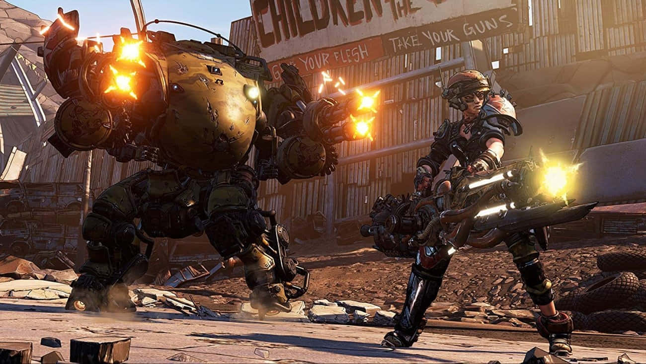 Borderlands, Borderlands Characters, soldier, HD Desktop Wallpaper