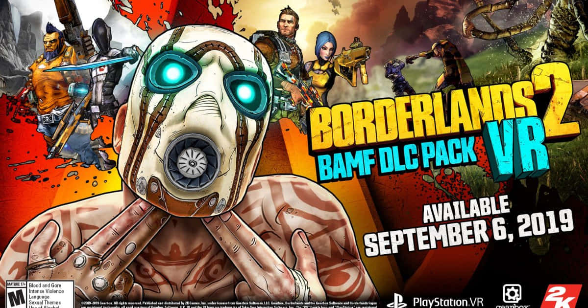 Borderlands 2, VR, masked character, SD Desktop Wallpaper