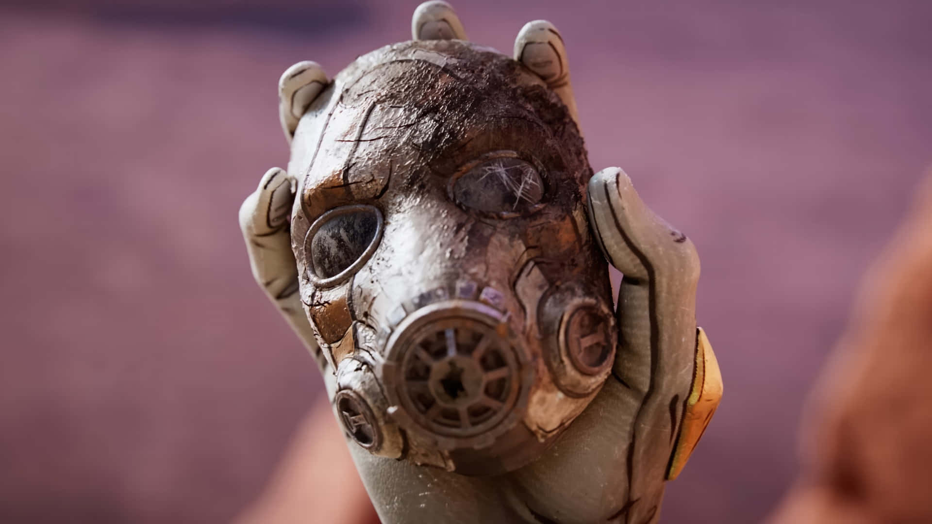 Borderlands 4, iconic mask, gas mask, Full HD Desktop Wallpaper