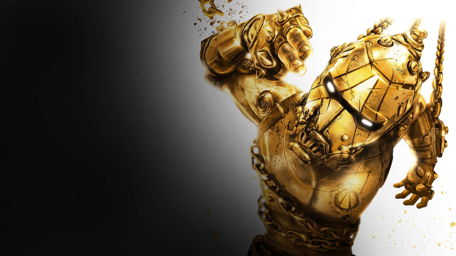 Borderlands 4, golden statue, golden armored figure, Full HD Desktop Wallpaper