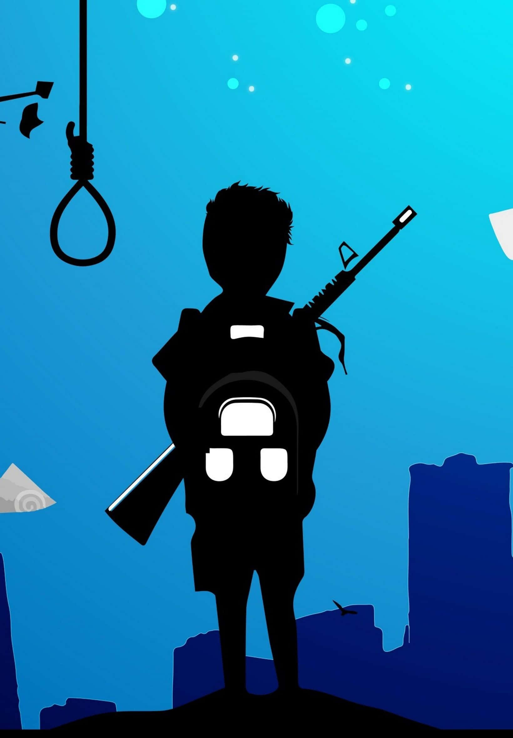 bored kid, child, rifle, Full HD Phone Wallpaper