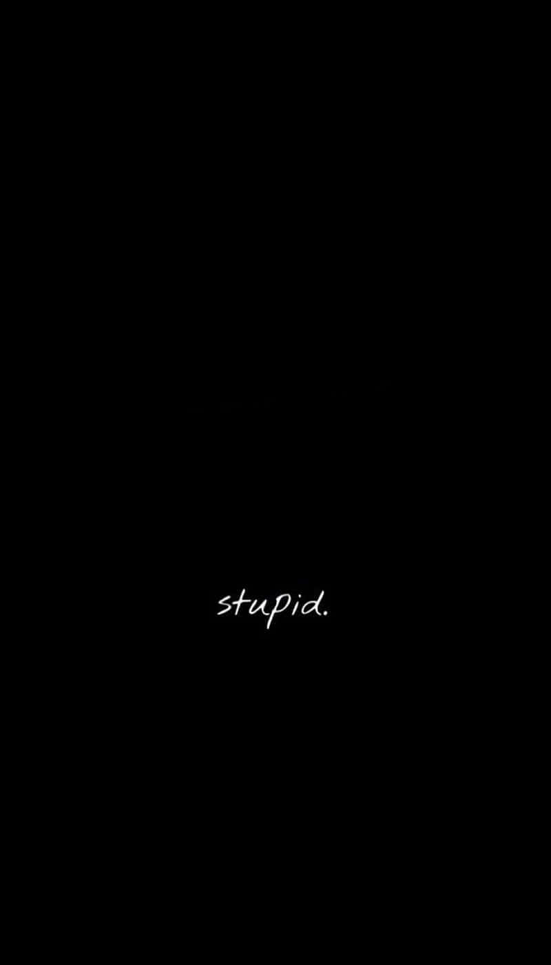 Bored, stupid, white cursive, HD Phone Wallpaper