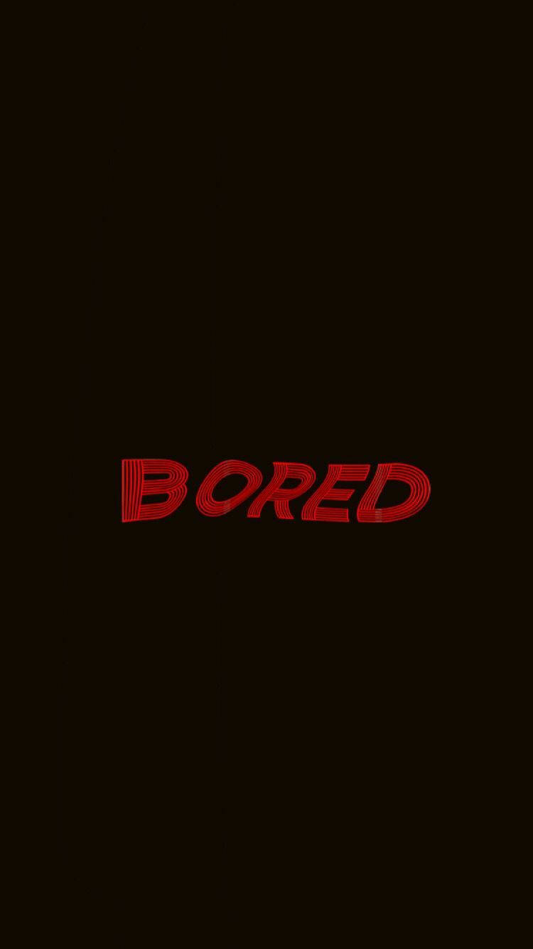 red, black, bored, HD Phone Wallpaper