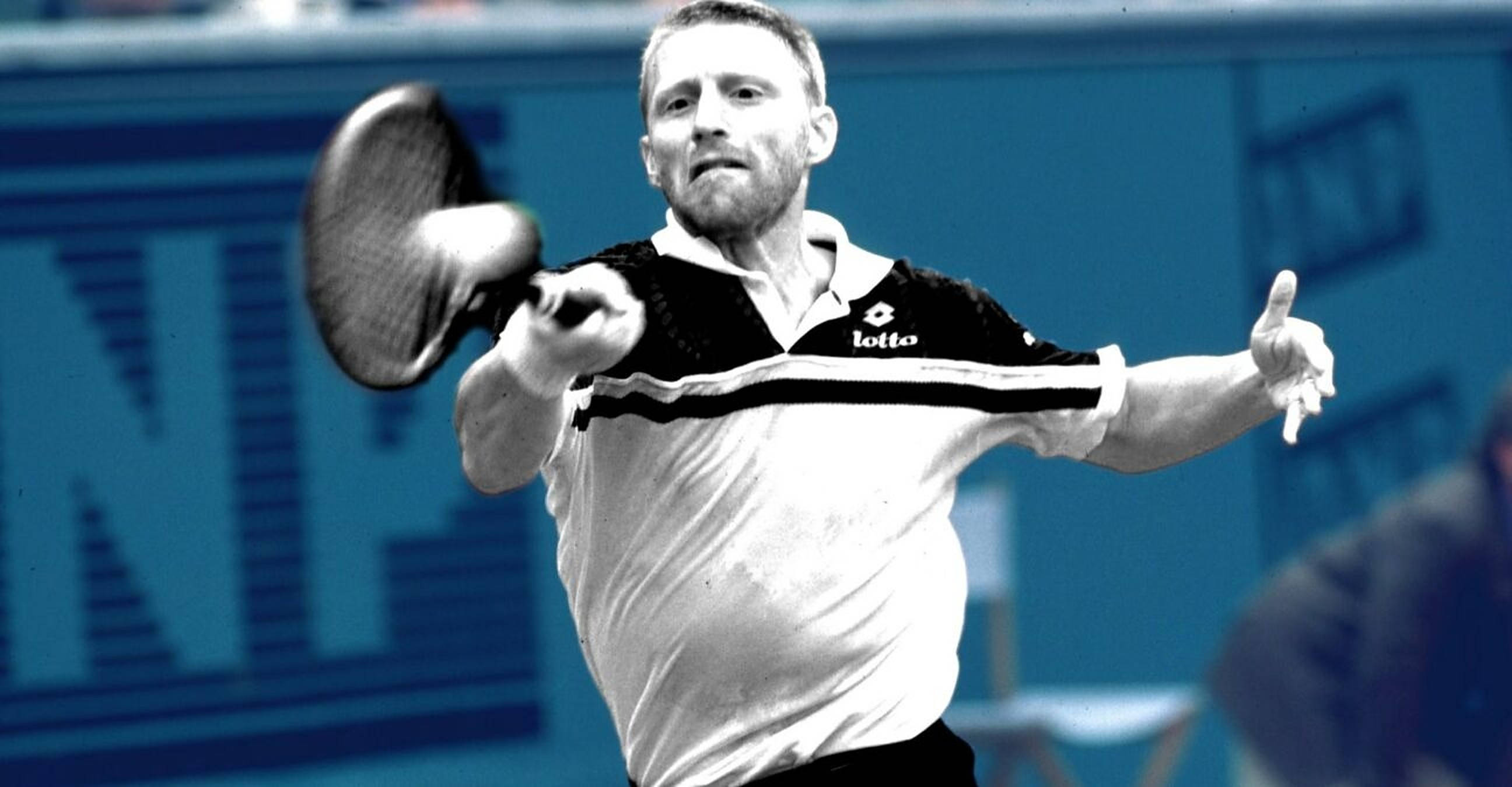Boris Becker, black and white, male tennis player, 2K Desktop Wallpaper