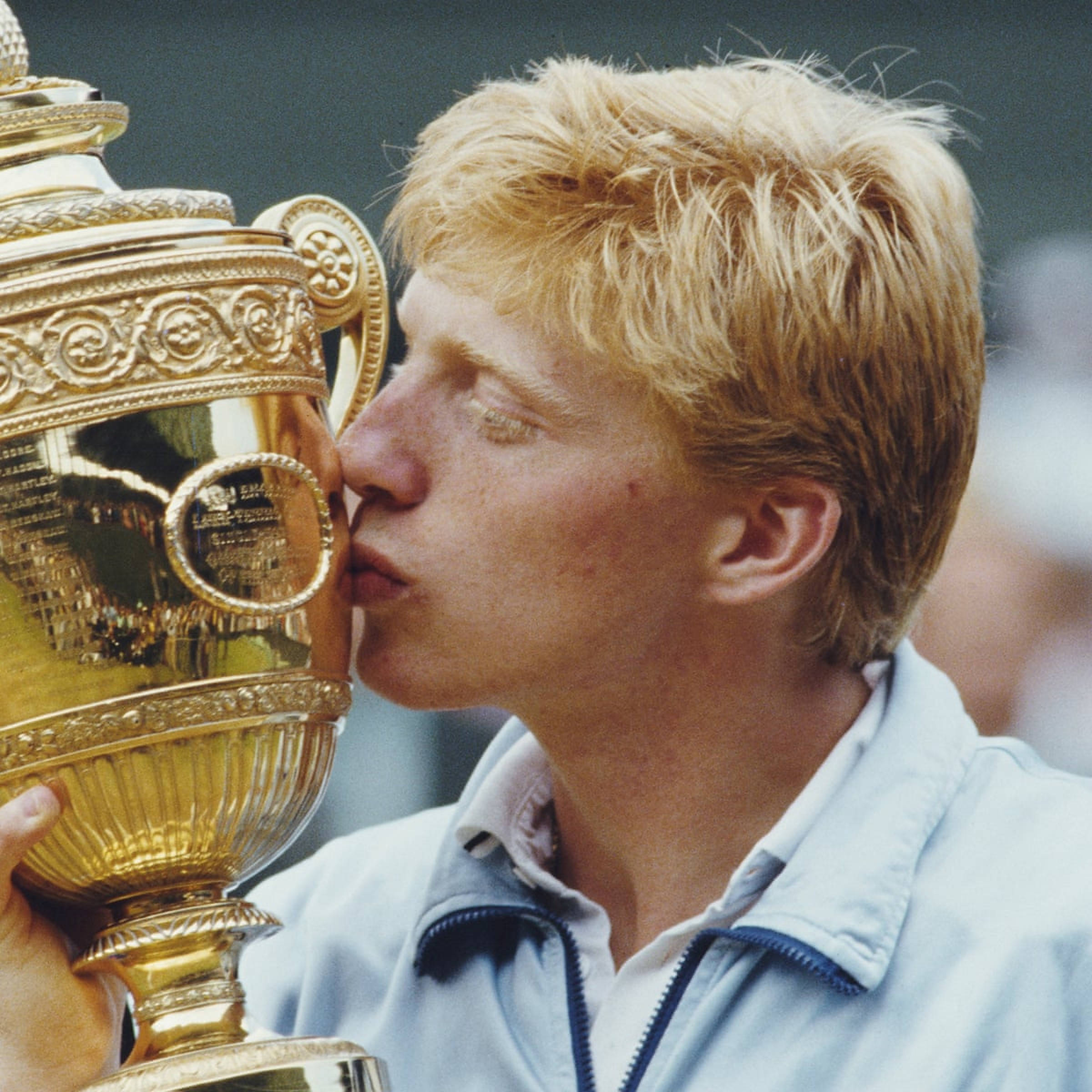 Boris Becker, golden trophy, ornate, Full HD Desktop Wallpaper