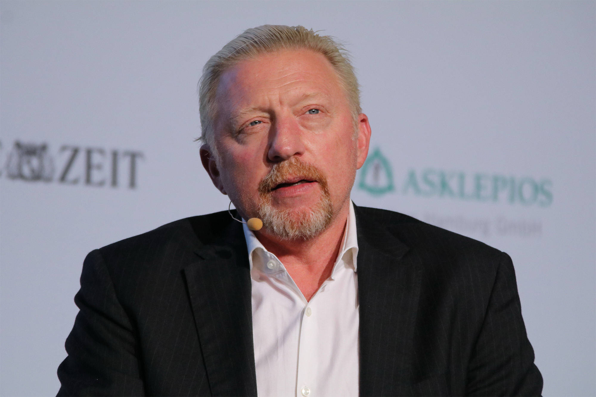 Boris Becker, black and white outfit, formal event, Full HD Desktop Wallpaper