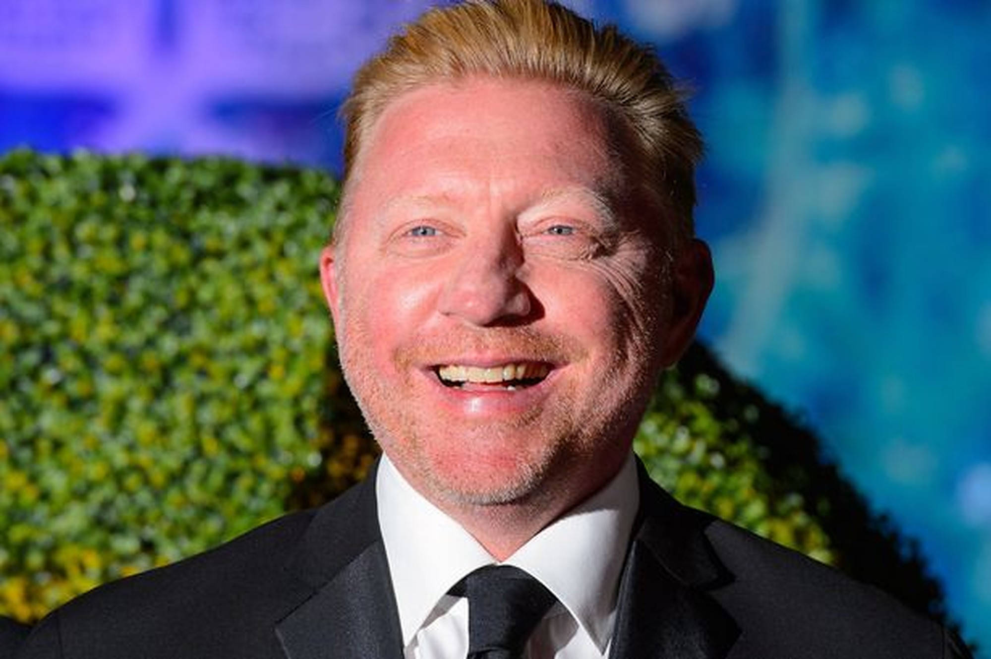 Boris Becker, blond hair, black suit, Full HD Desktop Wallpaper