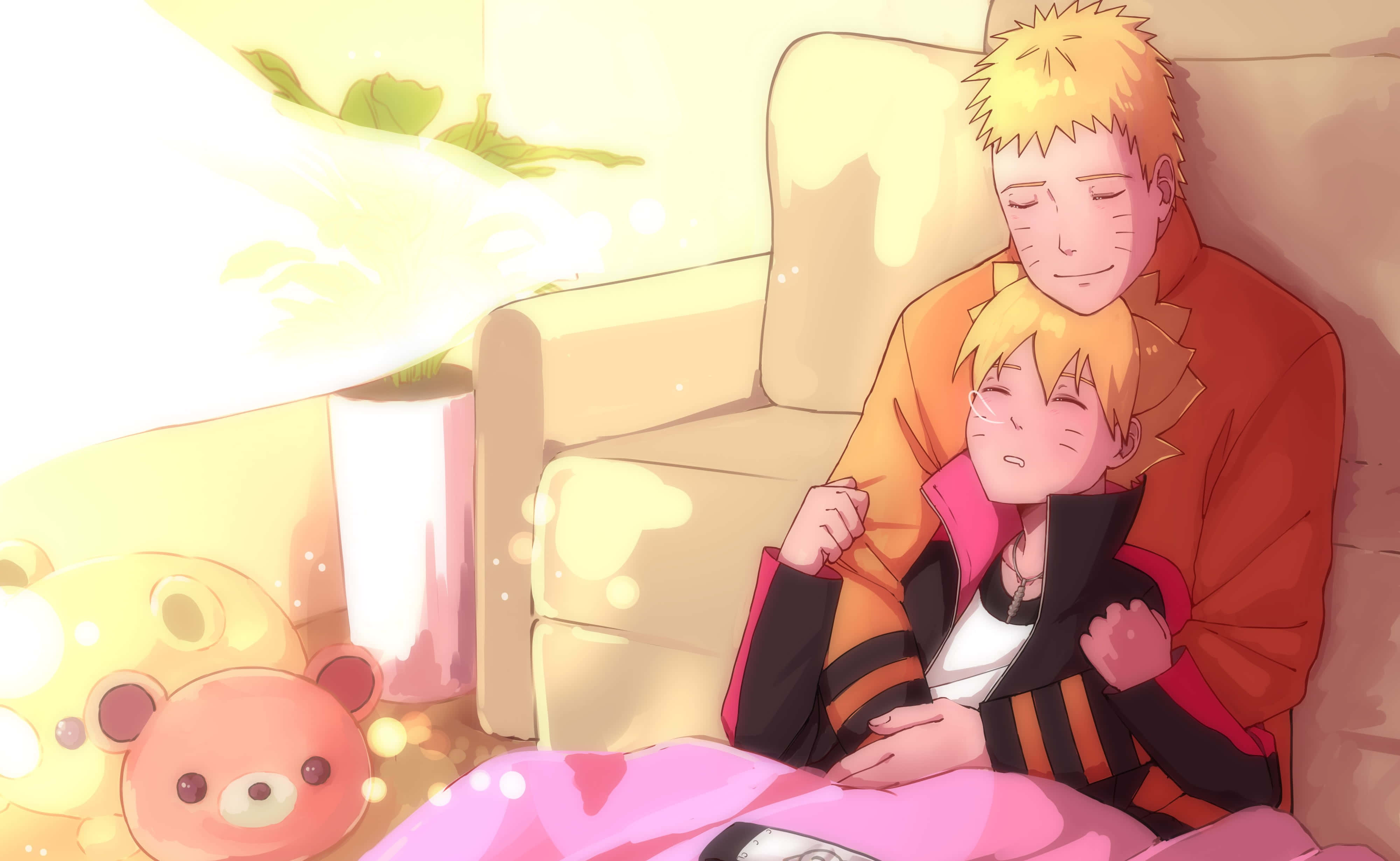 Boruto, Naruto, father and son, 4K Desktop Wallpaper
