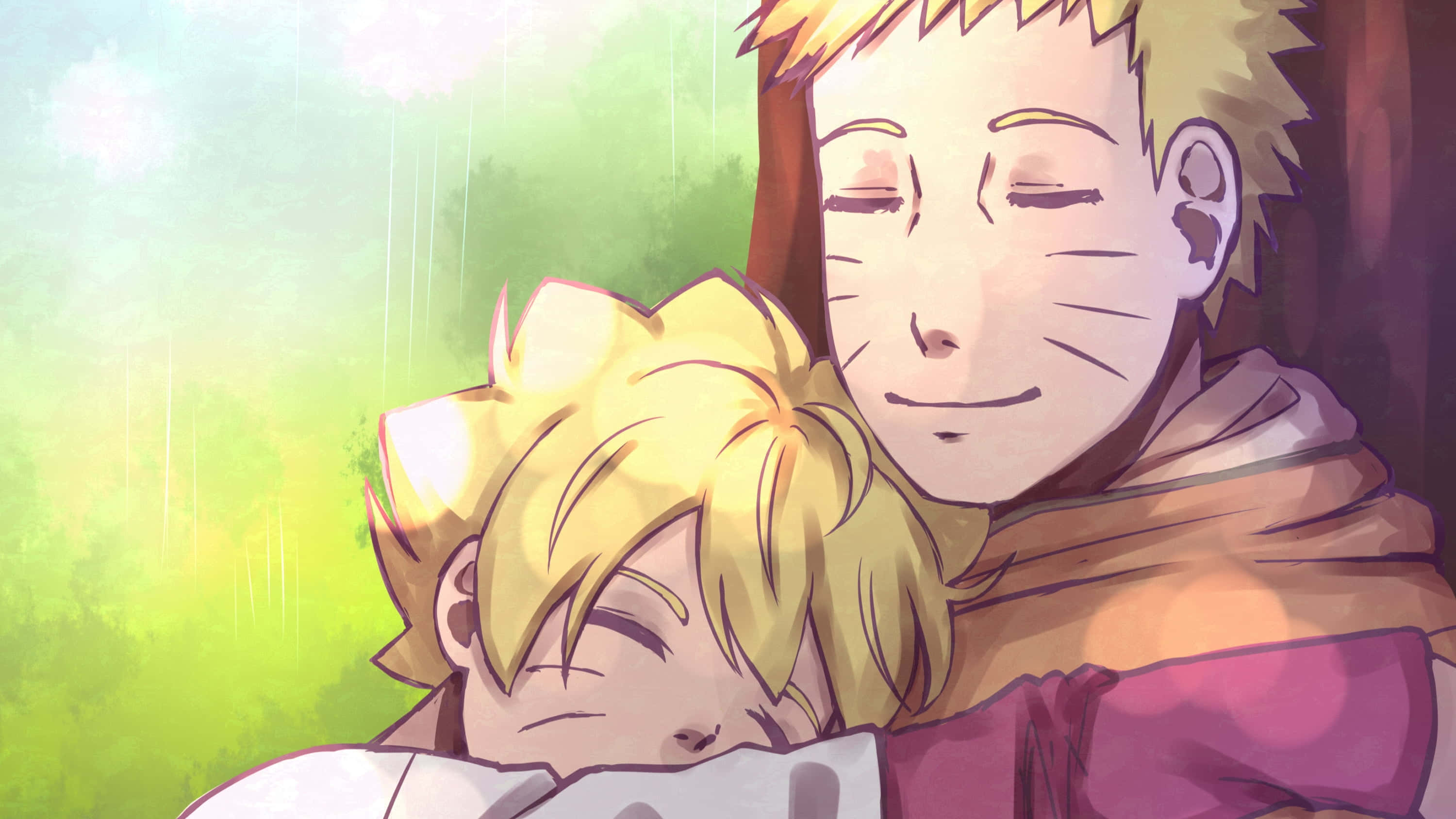 Boruto, Naruto, blond characters, 2K Desktop Wallpaper