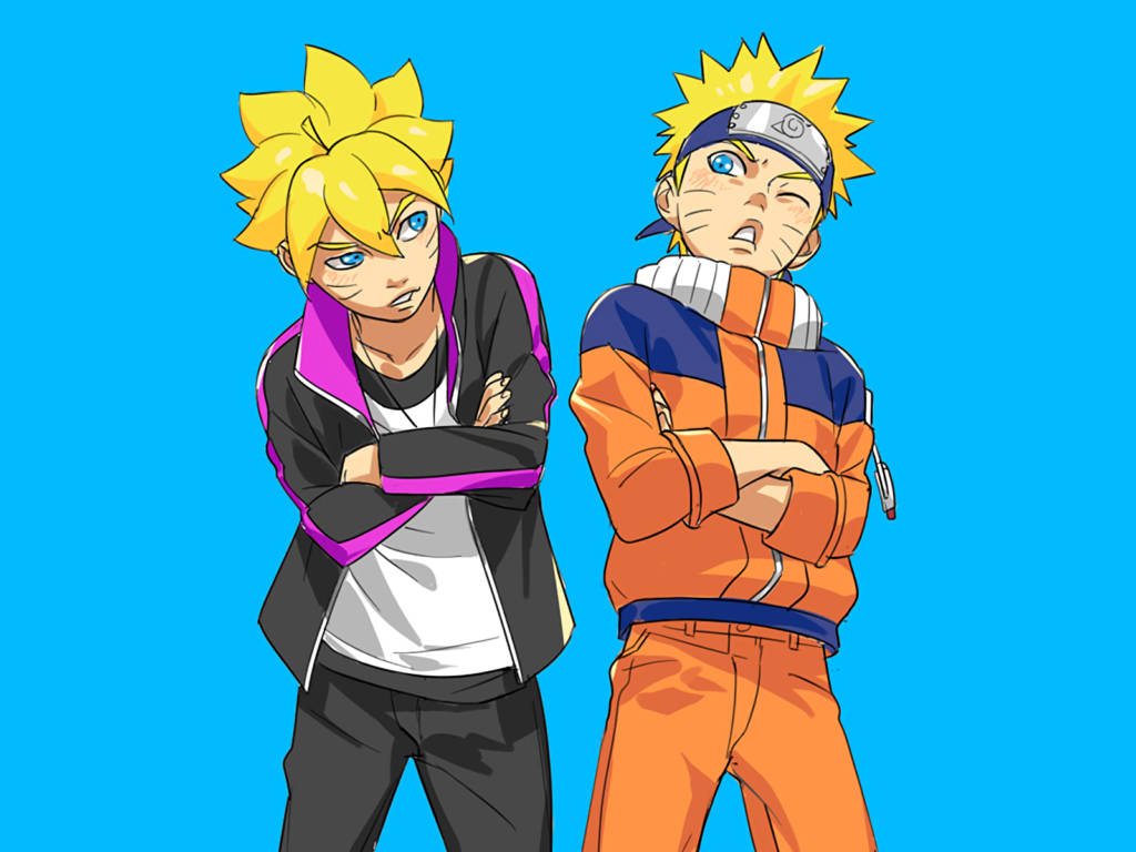 Boruto, Naruto, spiky blonde hair, SD Desktop Wallpaper
