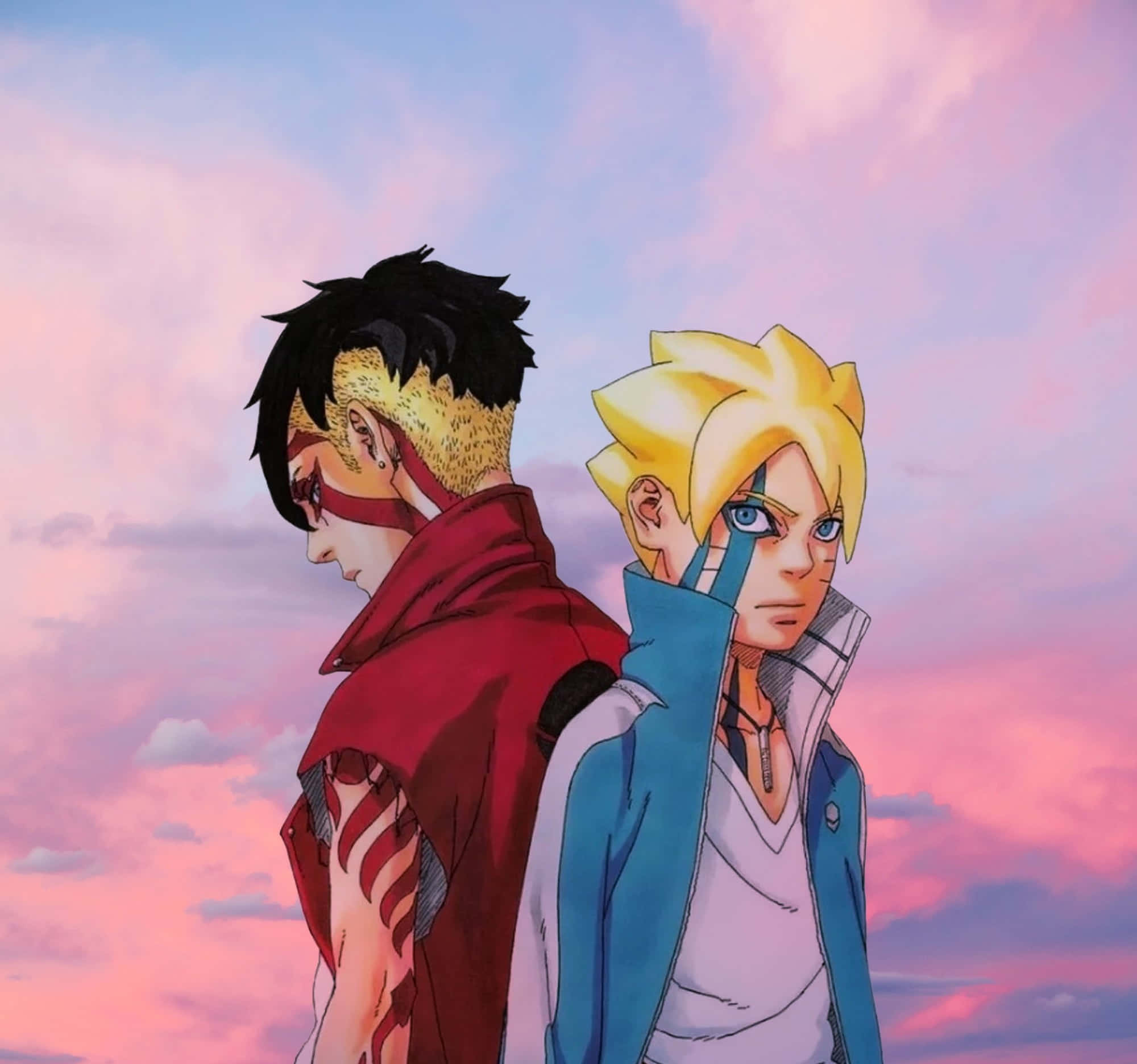 Boruto, Kawaki, sunset, Full HD Desktop Wallpaper