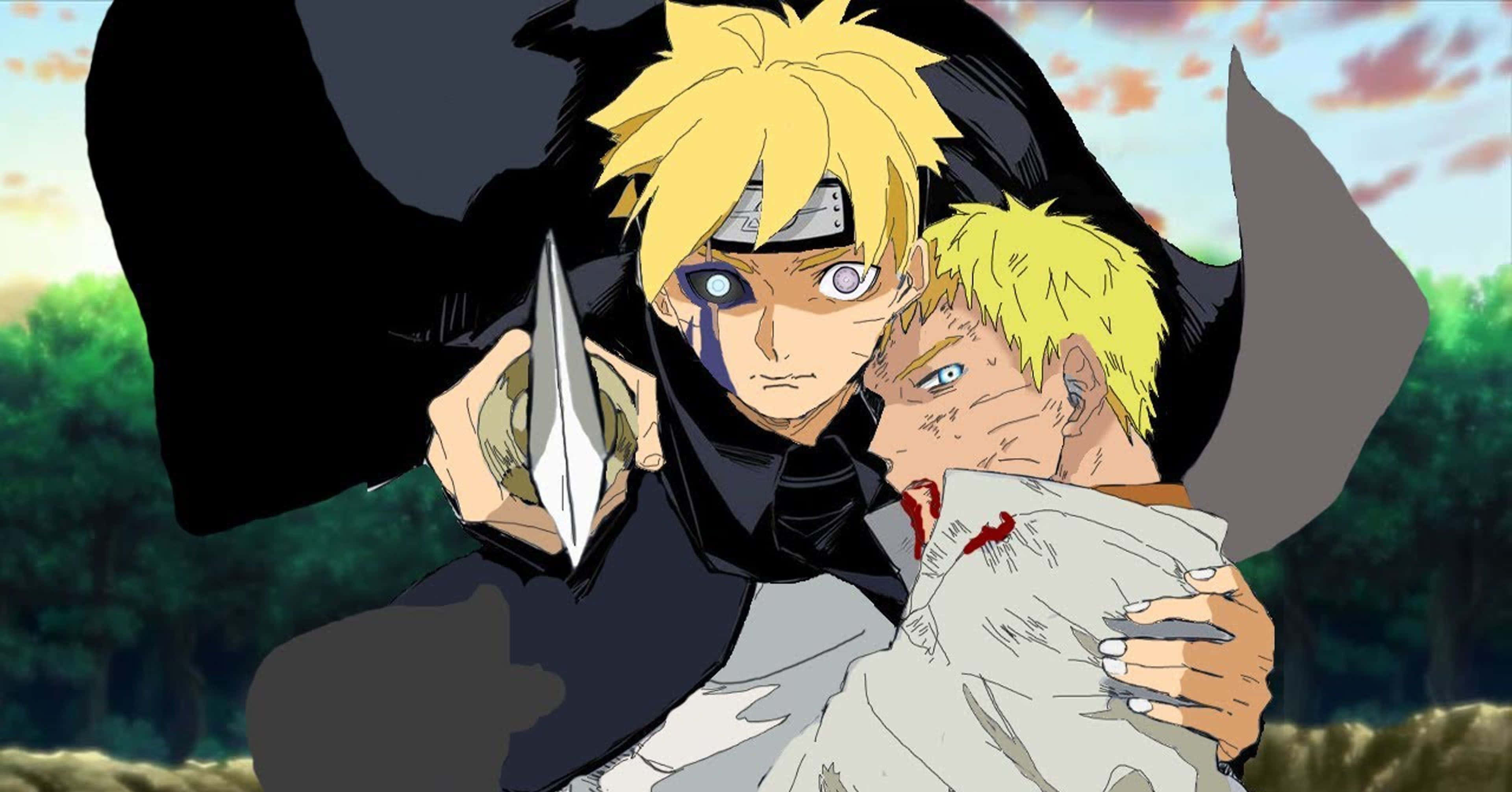 Boruto, Kawaki, black cloak, 4K Desktop Wallpaper