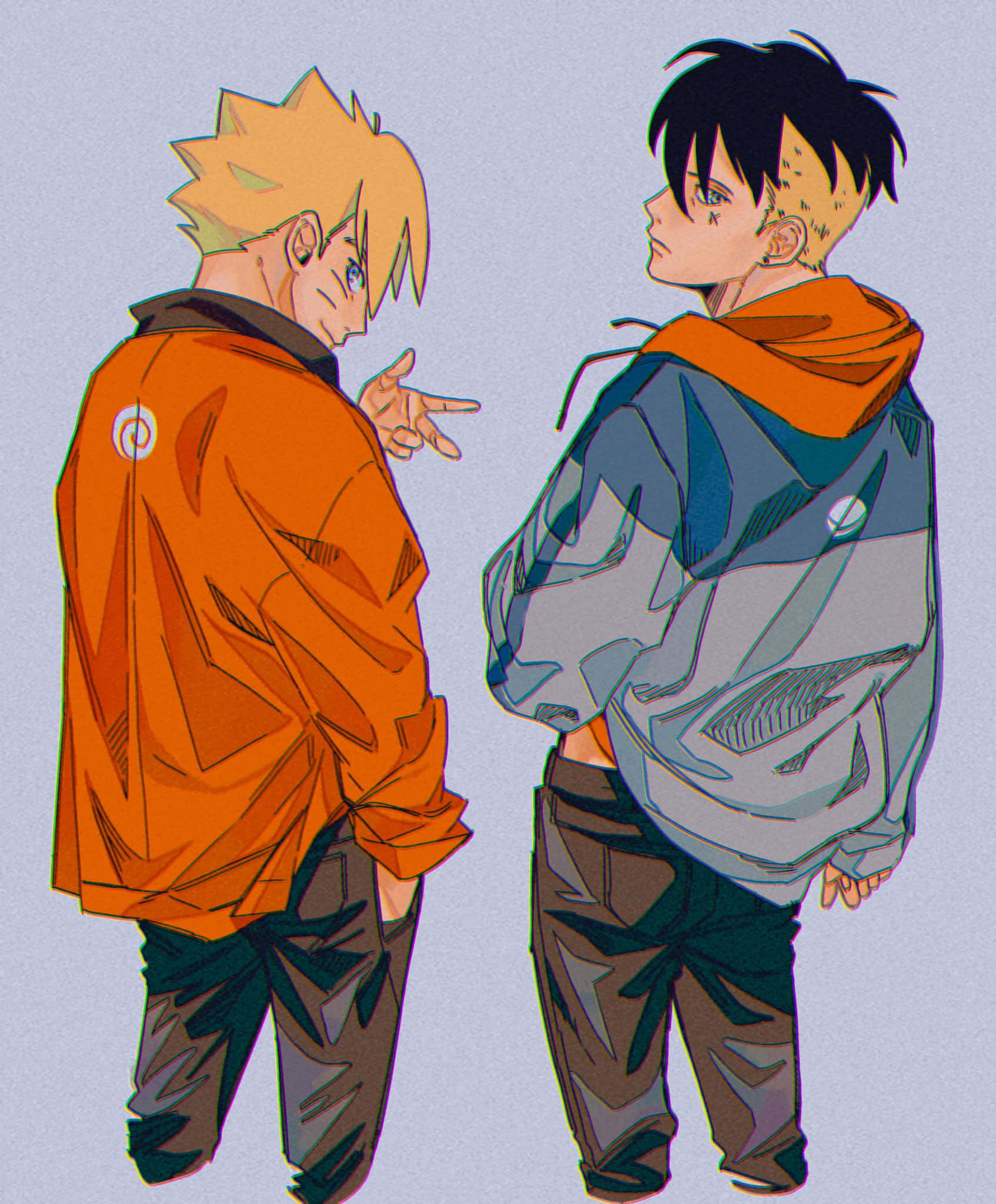 Boruto, Kawaki, hoodies, Full HD Phone Wallpaper