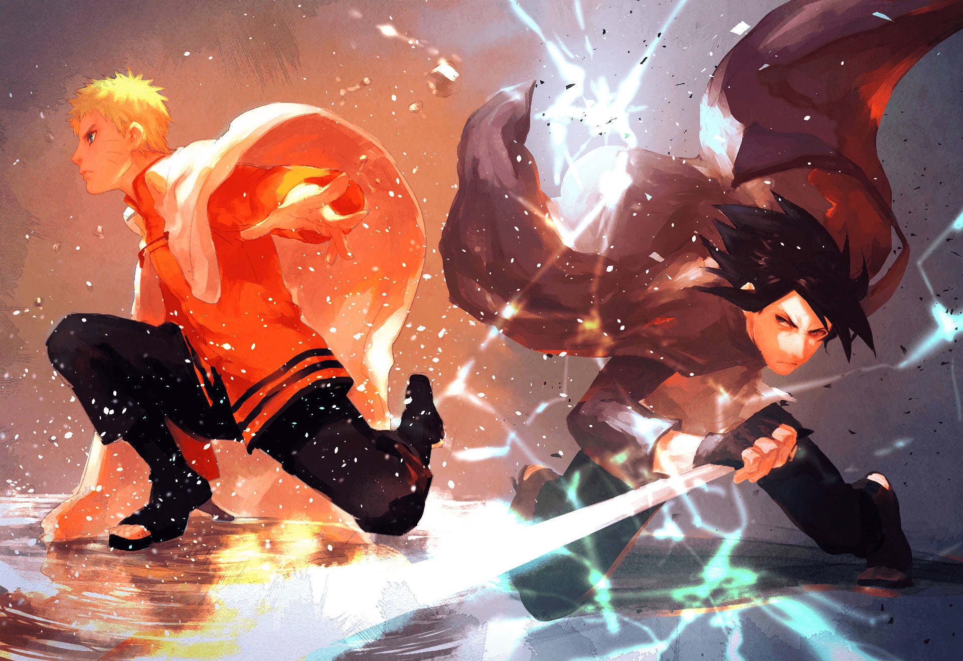 Boruto, Father, Mentor, Full HD Desktop Wallpaper